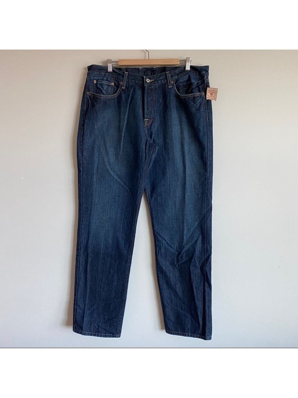 LUCKY Brand Dungarees 221 Original Straight Jeans Button Fly Men's 38X35 NWT
